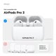 thumbnail image 2 of Funda elago AW5 gris claro con mosquetón para AirPods Pro 3, 2 of 8