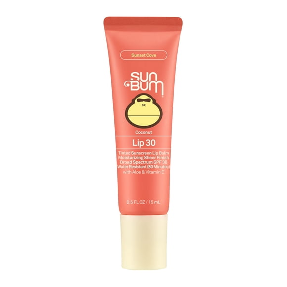 Bálsamo labial con color protector solar Sun Bum SPF 30 Sunset Cove 15 ml
