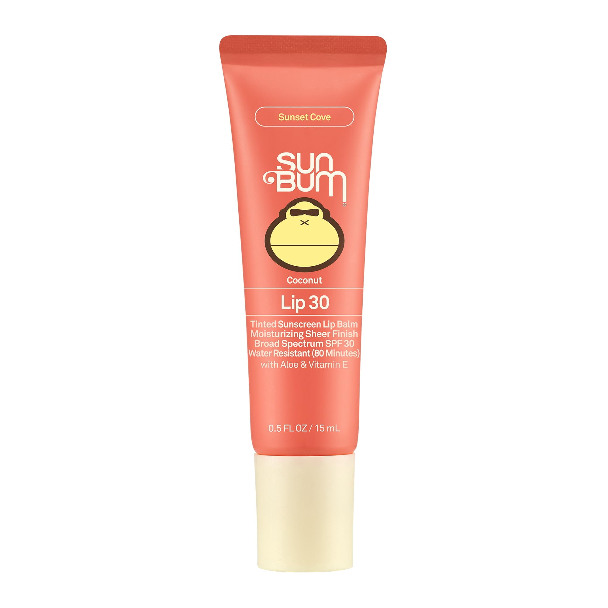 Bálsamo Labial Con Color Protector Solar Sun Bum Spf 30 Sunset Cove 15 Ml