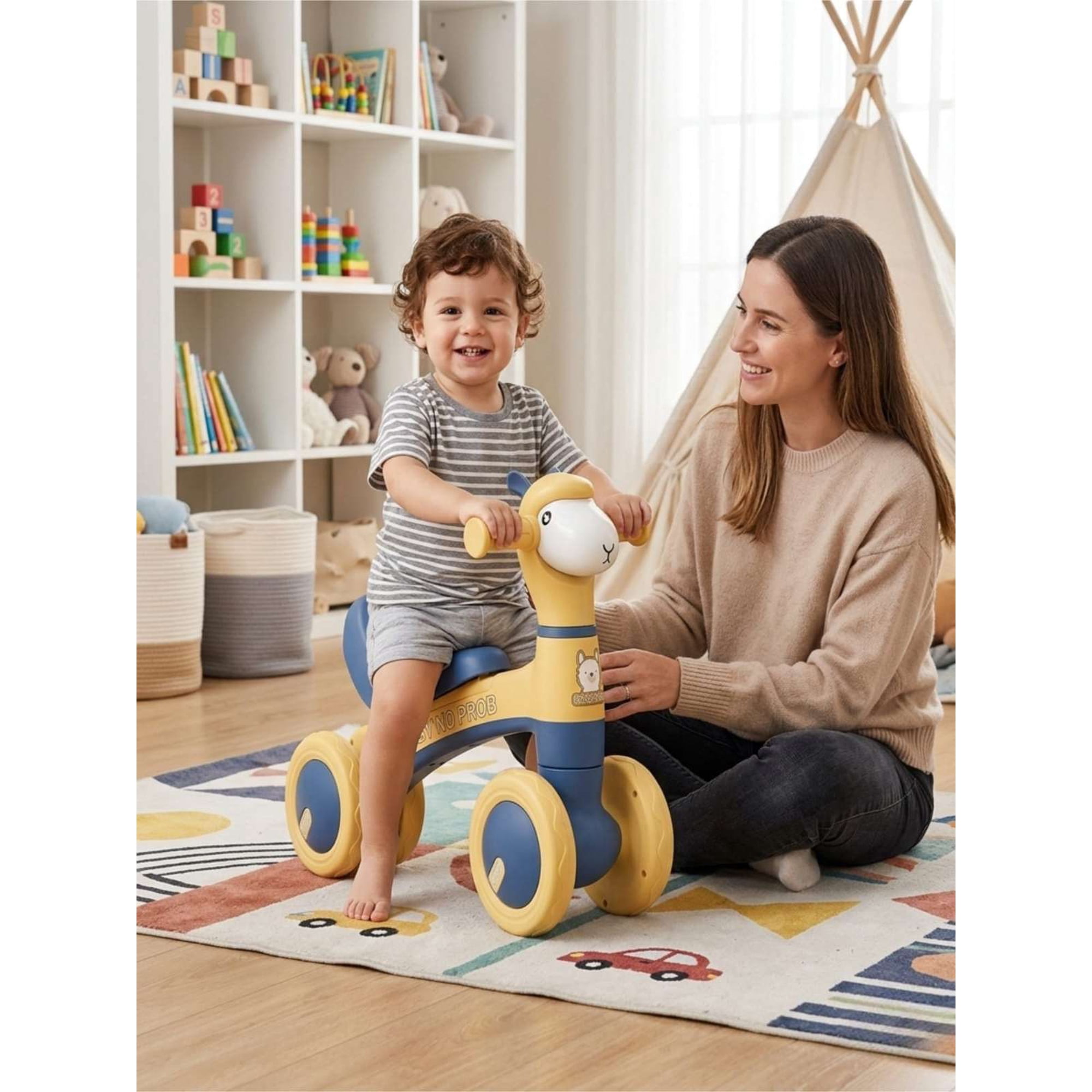 Todo Para El Hogar - Bicicleta De Equilibrio Para Bebés Con Ruedas Antideslizantes