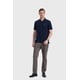 thumbnail image 4 of Polera Hombre Piqué Básica Azul Marino, 4 of 5