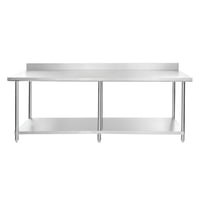 Prochef - Mesón Muro Eco Acero Inoxidable 200X60X85(+5) Cm.