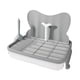 thumbnail image 1 of Bandeja De Entrenamiento Para Ir Al Baño Para Perros Pequeños Y Medianos, Color Gris, 1 of 5