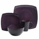 thumbnail image 2 of Juego de vajillas Gibson 16 piezas Violeta oscuro, 2 of 3