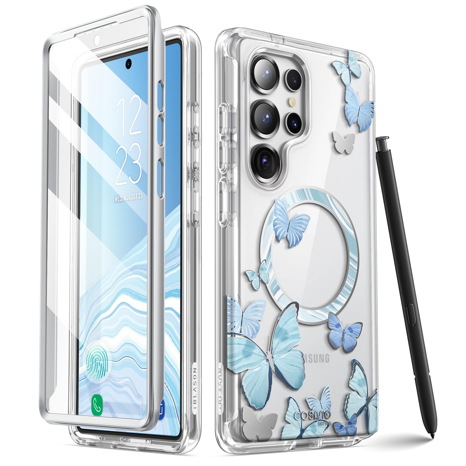 Funda De Teléfono I-blason Cosmo Con Protector De Pantalla Para Samsung S25 Ultra
