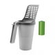thumbnail image 4 of Tamicador a prueba de derrames de basura de gato con 8 bolsas de recarga de desechos desmontables integrados puede caca portátil para caca para perros, 4 of 5