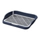 thumbnail image 4 of Inodoro Para Perros, Bandeja Para Orinal Interior Para Perros, Cómodo, Reutilizable, Duradero, Soporte Para Almohadilla Para Orinar, Azul Marino, 4 of 5