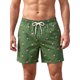 thumbnail image 1 of INSPIRA CHIC Pantalones Cortos de Playa para Hombre con Cintura Elástica y Cordón, Forro Estampado, Talla 3XL Verde, 1 of 5
