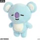 thumbnail image 5 of Peluche Aurora Lovable BT21 KOYA Azul 23 cm, 5 of 5
