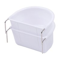 Magideal - 2 Piezas Cuenco De Alimentación De Comida Para Pájaros, Cuenco De Alimentación Para Pájaros, Jaula Para Pájaros, Taza De Alimentación Colgante, Acceso 109 Cm X 98 Cm X 54 Cm