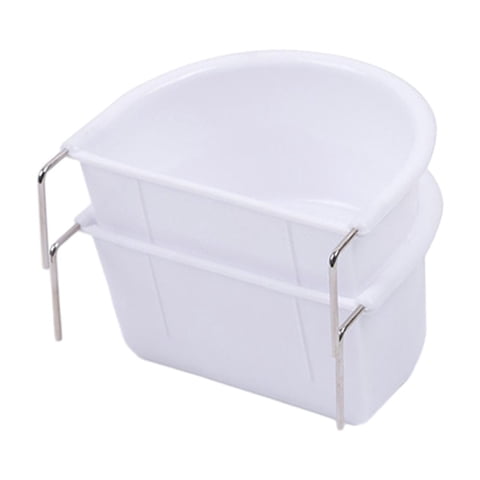 Magideal - 2 Piezas Cuenco De Alimentación De Comida Para Pájaros, Cuenco De Alimentación Para Pájaros, Jaula Para Pájaros, Taza De Alimentación Colgante, Acceso 109 Cm X 98 Cm X 54 Cm