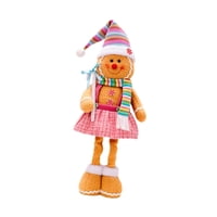 Bothyi - Figura De Muñeco De Jengibre Navideño, Bonita Para Estante, Decoración De Festival De Invierno, Estilo B