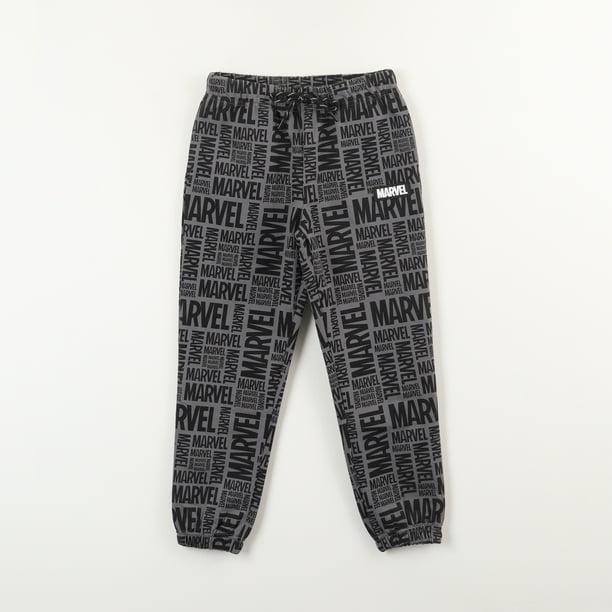 Pantalon De Buzo Niño Spiderman Full Logo Gris Marvel
