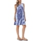 thumbnail image 4 of INSPIRE CHIC Vestidos de Verano para Mujeres Vestido de Tanque para Regreso a Clases Vestido Casual de Playa sin Mangas Suelto con Bolsillos L Tie Dye Azul Oscuro, 4 of 6