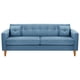 thumbnail image 1 of Sofa New Retro 3CG Felpa 04 Azul Petroleo, 1 of 6