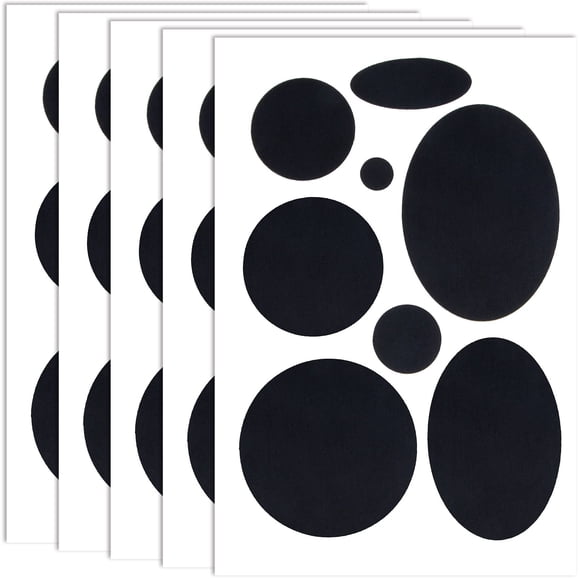 Chaqueta acolchada Repair Patch Kit OIIKI, 40 unidades, nailon negro