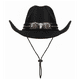 thumbnail image 2 of Sombrero Vaquero Estilo Western Cowboy Unisex Adulto Negro Talla Única, 2 of 7