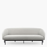 Form Office - Sofá Oficina 3 Cuerpos Lisboa Gris