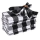 thumbnail image 1 of Servilletas de Tela Ramanta Home 46 cm Negro y Blanco - Pack de 12, 1 of 4