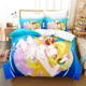 thumbnail image 1 of New Monogatari Series Bedding Set Anime Araragi Koyomi Duvet Cover Double Twin Full Adult Kids Quilt Cover Bed Sheets, 1 of 5