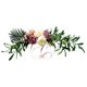 thumbnail image 1 of La decoración de flores de seda artificial para la boda de la silla en casa adorna la puerta de Lotus, 1 of 5