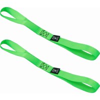 Genérico - Pack X 2 Correa/Eslinga Amarre Retráctil 2,5Cmx5M Cargo Alfa Negro