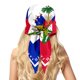 thumbnail image 1 of Pañuelo para la cabeza cuadrado de seda con bandera de Haití pmbvcgsy 70 cm, 1 of 7