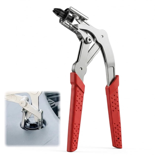 Pinzas para retirar clips XENIVO para sujetadores automotrices, molduras y paneles de puerta