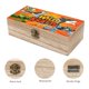 thumbnail image 3 of Los Hermanos Kratt Caja Organizadora de Madera Rústica - Caja Decorativa Multifuncional para Escritorio, Hogar, Oficina, Joyas y Manualidades, 3 of 6