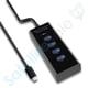 thumbnail image 1 of Adaptador SuperSpeed ​​USB tipo C a 4 puertos USB 3.0 tipo A hembra de SatelliteSale, 1 of 2