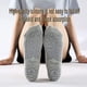 thumbnail image 3 of Calcetines de yoga gruesos profesionales para mujer con agarres y correas antideslizantes, ideales para pilates, ballet, danza y entrenamiento descalzo., 3 of 6