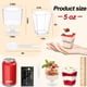 thumbnail image 2 of Juego de vasos de postre con cucharas, 150 ml, miniplástico, paquete de 320, 2 of 7