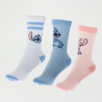 Tripack Calcetines Niña Rosa Angel Lilo & Stitch Disney
