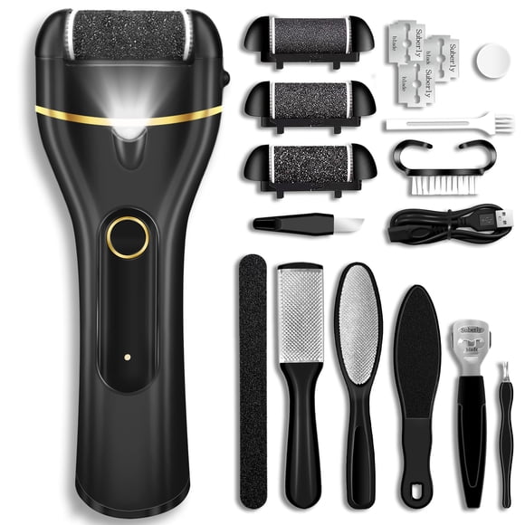 Kit eléctrico para eliminar callos en los pies Jamestry, impermeable, 17 en 1