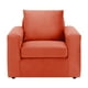 thumbnail image 1 of Sofa Kendy 1c Felpa 30 Naranja, 1 of 5