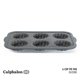 thumbnail image 2 of Calphalon Omni Mini Molde para Tartas de 6 Cavidades con Tecnología GlassFlex, Silicona Flexible y Núcleo de Vidrio Microtejido para Flujo de Aire Ultra y Horneado Uniforme, Gris, 2 of 9