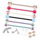 thumbnail image 3 of 1 Unidades Nariz Lengua Labio Ceja Tragus Ombligo Vientre Anillo Piercings Joyería C-12Pcs, 3 of 5