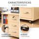 thumbnail image 5 of Mueble De Oficina Cajonera Archivador Llave Con Rueda 60cm Arce, 5 of 6