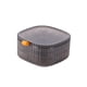 thumbnail image 1 of Caja De Almacenamiento De Joyas Apilable Con Tapa Transparente Para Aretes Tocador Encimera Marrón, 1 of 5