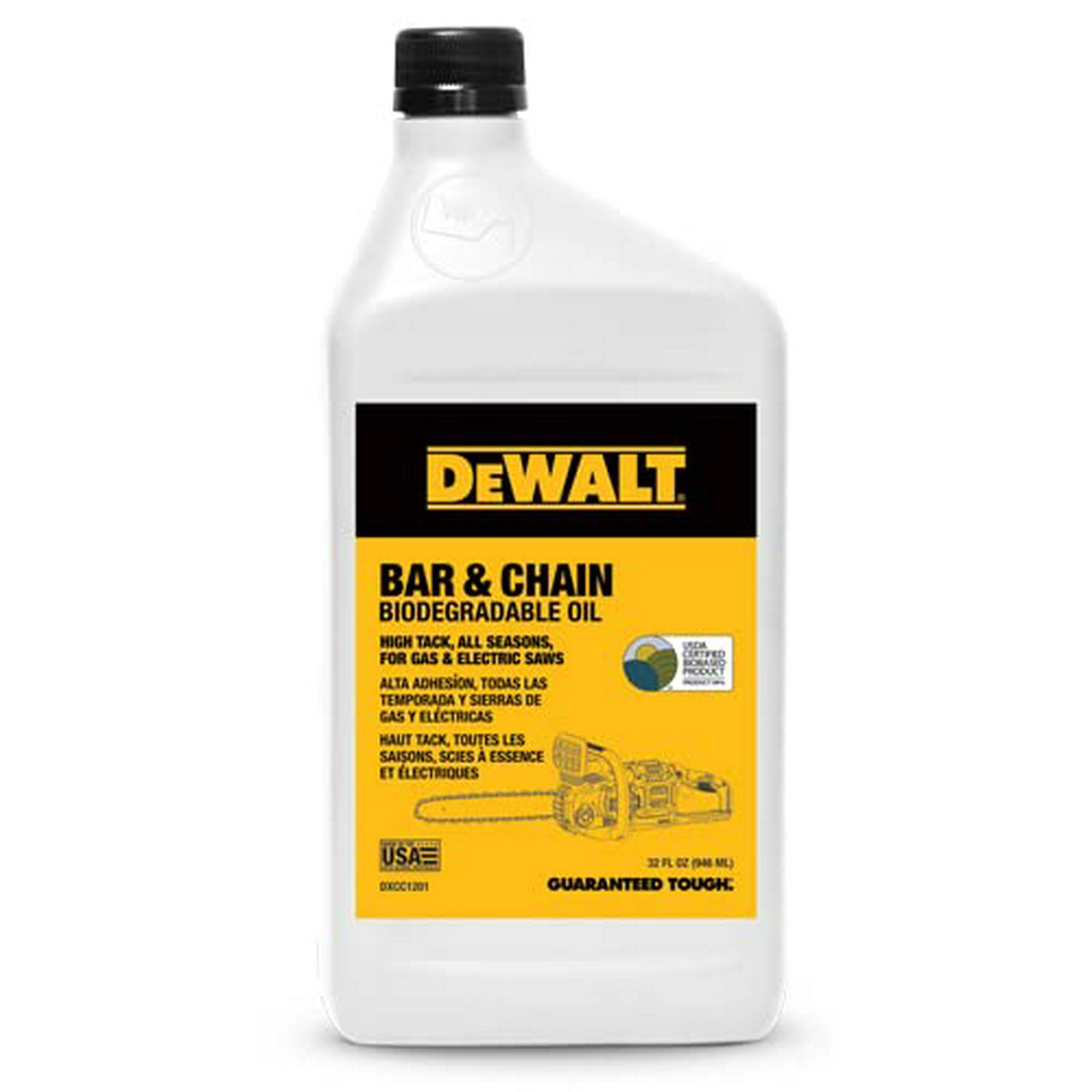 Aceite De Motosierra Dewalt Biodegradable 946 Ml