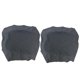 thumbnail image 2 of 2 Piezas Impermeable Elástico Comedor Silla Cubierta Boda Banquete Fiesta Gris, 2 of 5
