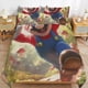 thumbnail image 1 of Super Mario 3-Piece Comforter Set for Bedroom Super Mario Bedding Set for Kids Adults Soft Microfiber Duvet Cover Set with Zipper Closure, 1 of 5