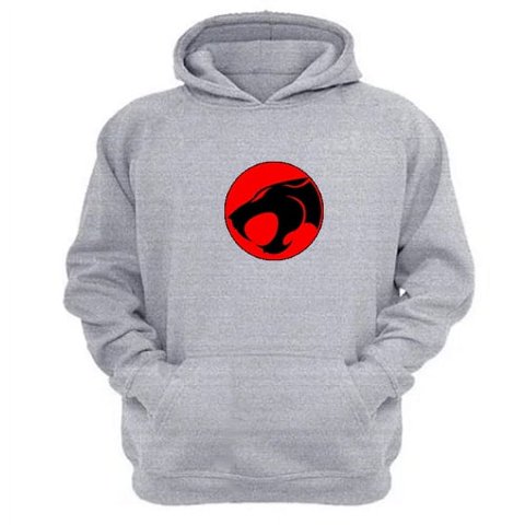 Genérico - Polerón Canguro Thundercats Gris Claro Talla M Unisex