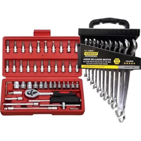 Genérico - Set Llave Punta Corona Y Juego Dados Herramientas Mecanicas