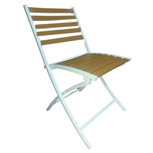Velazio - Silla Plegable Para Terraza, Restaurantes, Pack X2 Marrón
