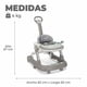 thumbnail image 3 of Andador Caminadora Autito Musical Bebe Anticaida Stylish Gris, 3 of 8