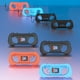 thumbnail image 5 of Soporte de agarre compatible con Nintendo Switch 2 para controladores izquierdo y derecho – Almacenamiento compacto y portátil de tarjetas de juego, 5 of 7