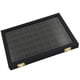 thumbnail image 2 of 54 Rejillas Tapa Transparente Joyería Bandeja Escaparate Exhibición Almacenamiento Caja De Lino Negro, 2 of 5
