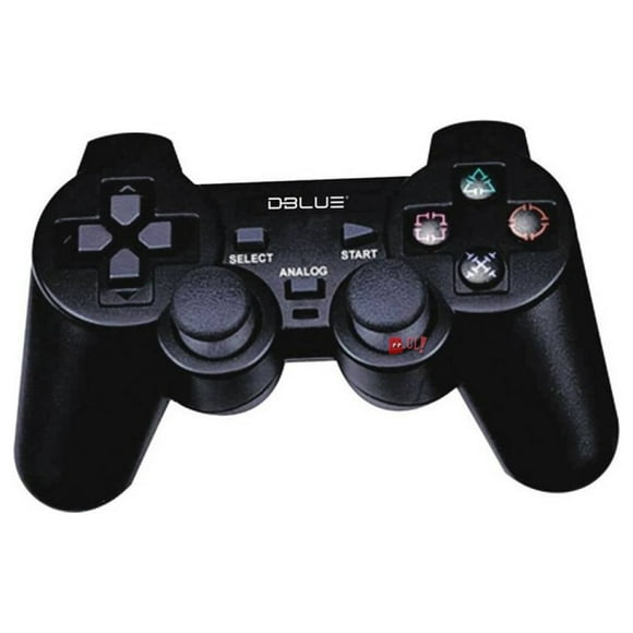 Joystick Usb Pc Con Vibración Color Negro - Ps