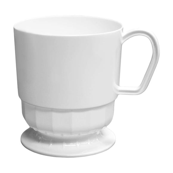 Taza de café Party Essentials Deluxe, blanca, 240 ml, 20 unidades